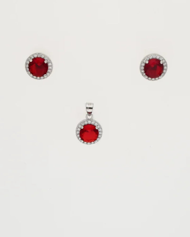 Fire Tone Charm Duo in 92.5 Silver