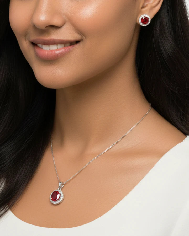 Fire Tone Charm Duo in 92.5 Silver