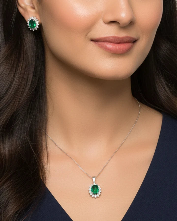 Oval Charm Duo in 92.5 Silver