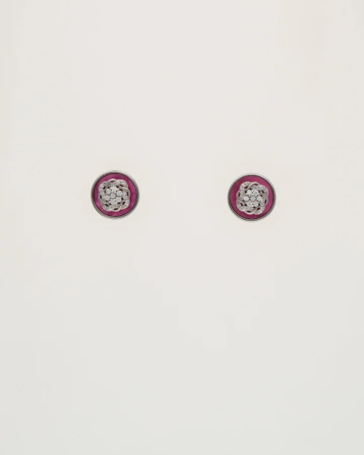 Blush Spin Pendant Set in 92.5 Silver