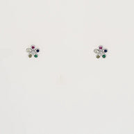 Aurora Bloom Pendant Set in 92.5 Silver