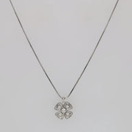 Floral Whisper Pendant Set in 92.5 Silver