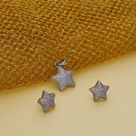 Stellar Shine Pendant Set in 92.5 Silver