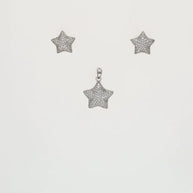 Stellar Shine Pendant Set in 92.5 Silver