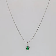 Verdant Grace Pendant Set in 92.5 Silver