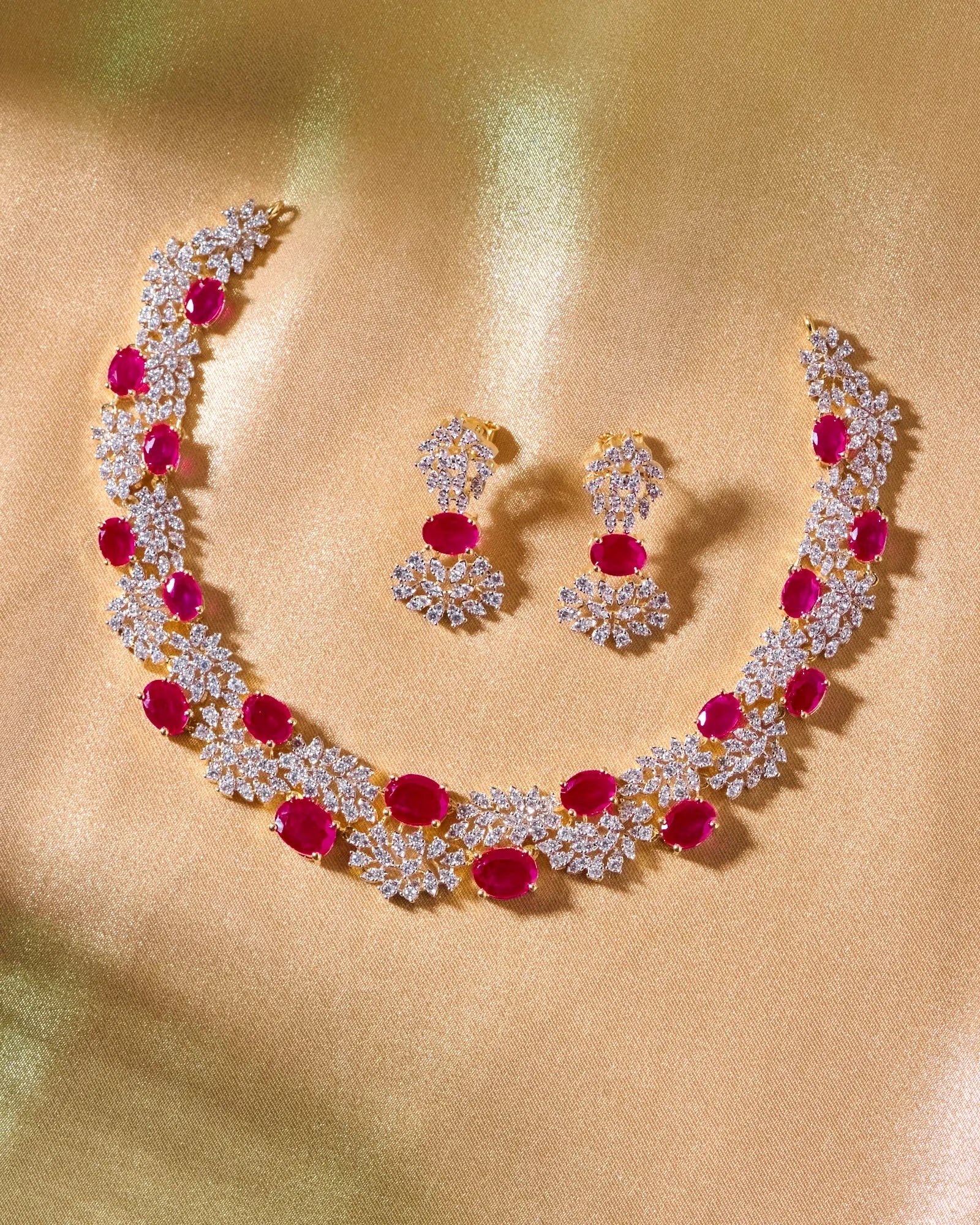 Emerald Radiance Ruby Necklace