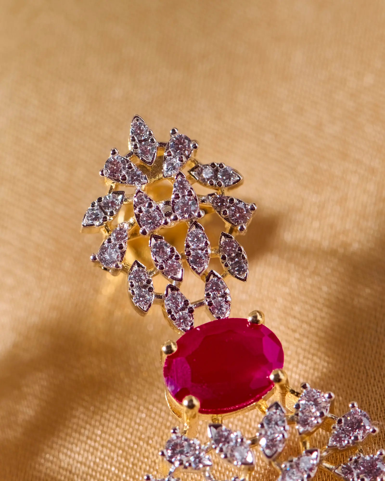 Emerald Radiance Ruby Necklace