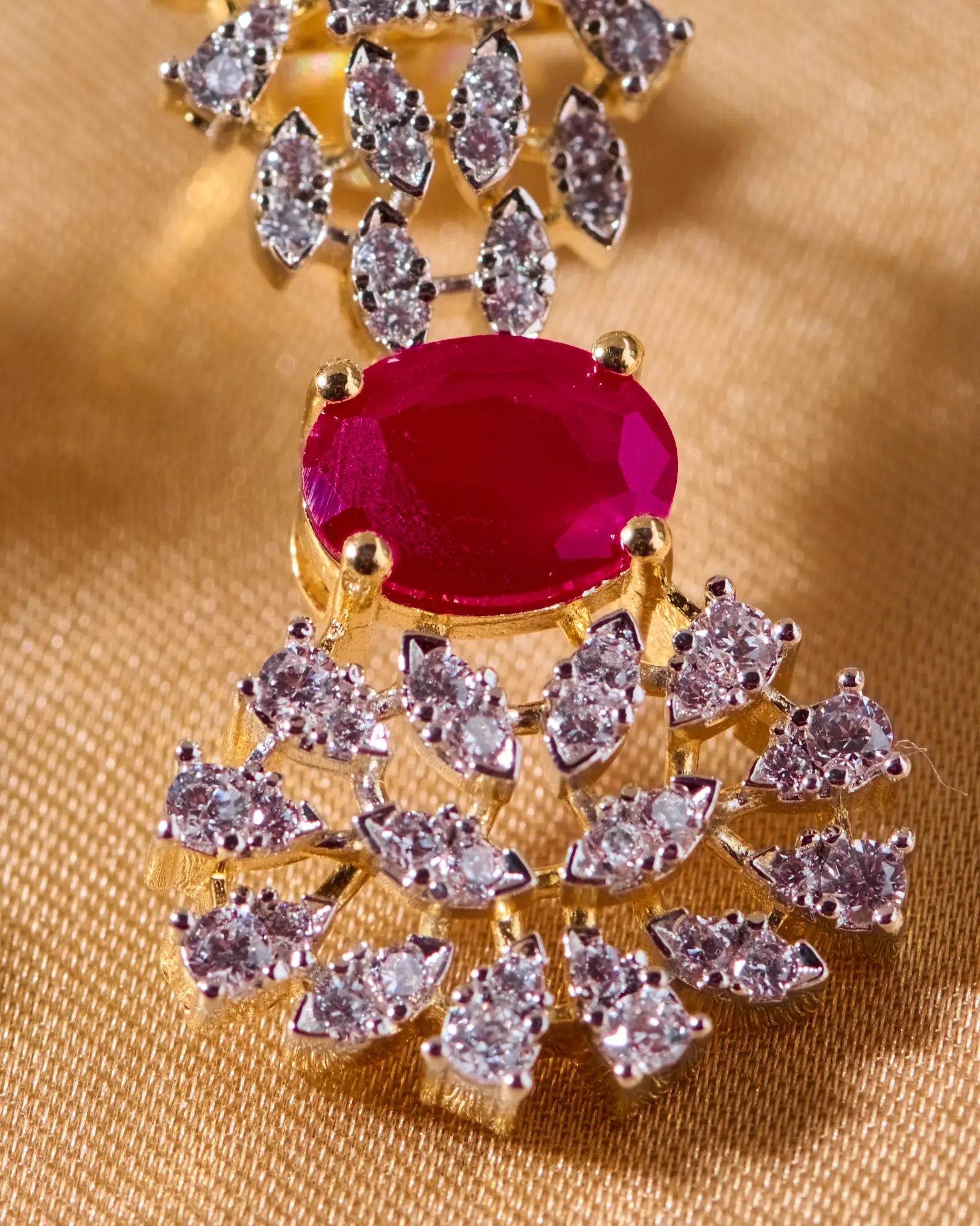 Emerald Radiance Ruby Necklace