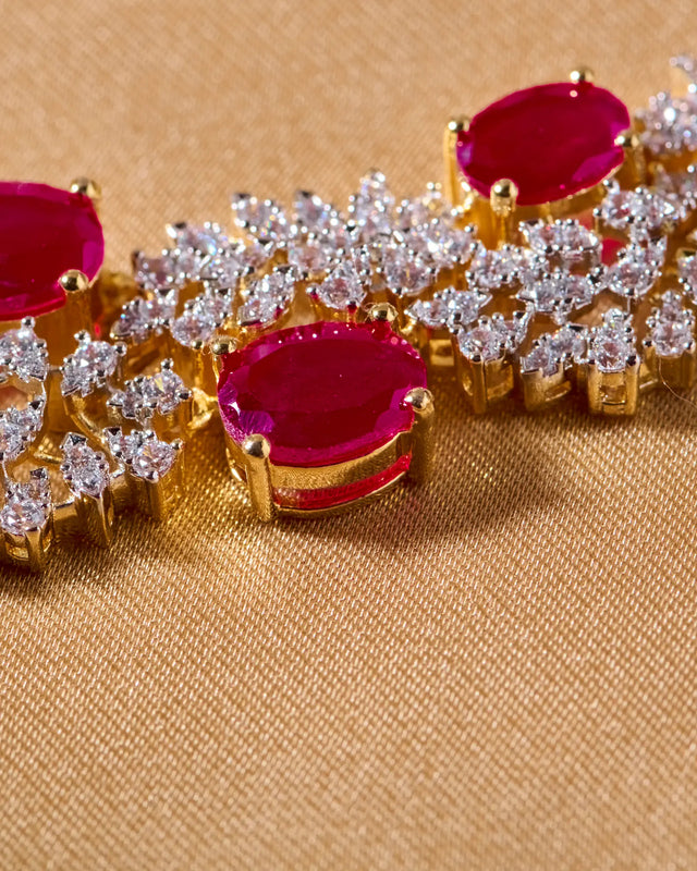 Emerald Radiance Ruby Necklace