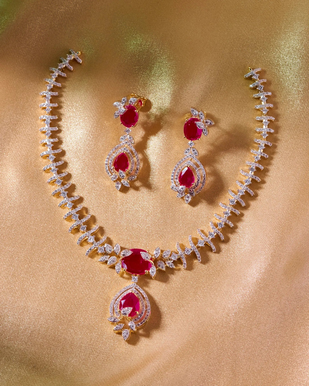 Ruby Radiance Heritage Necklace