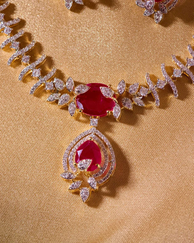 Ruby Radiance Heritage Necklace