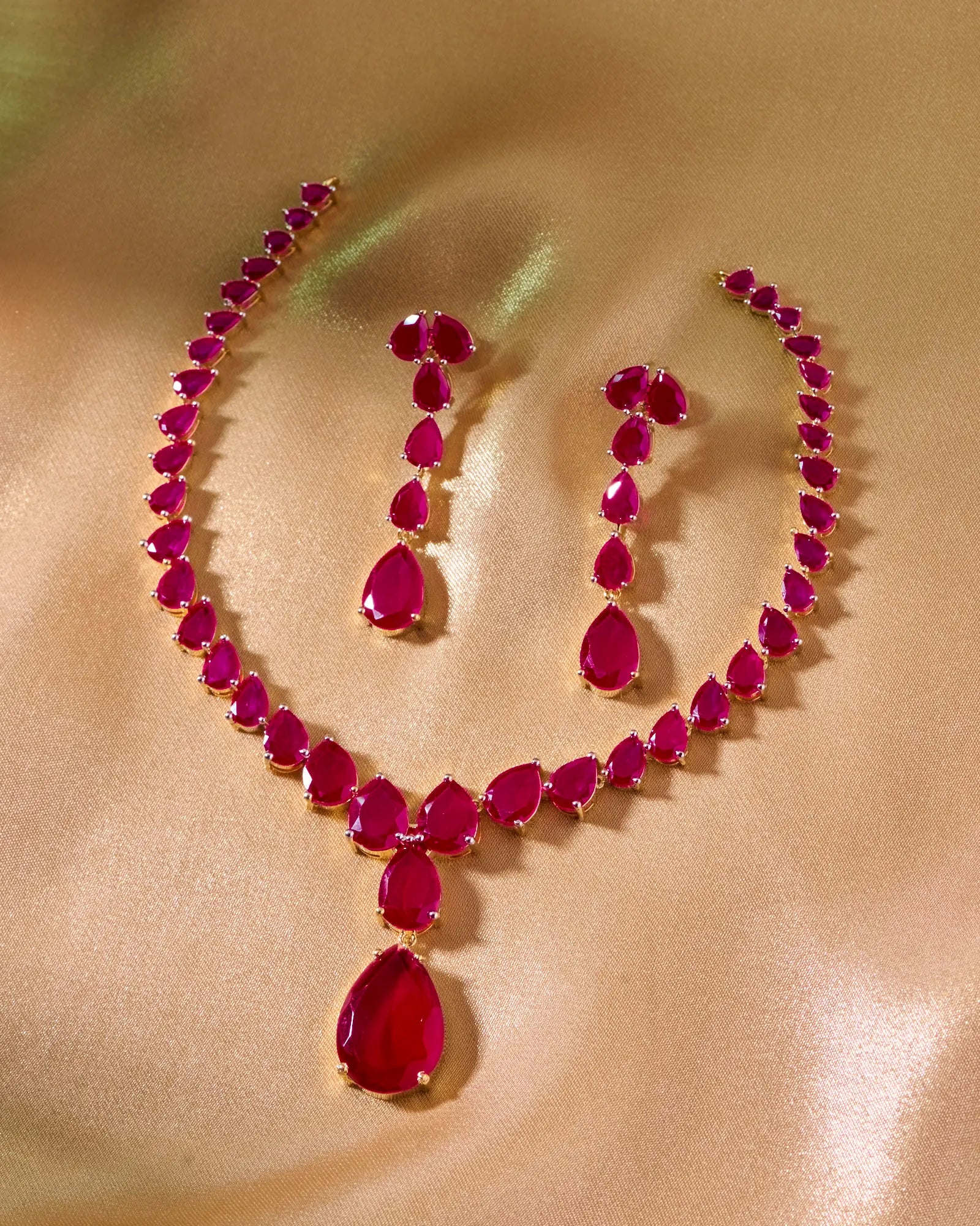 Ruby Teardrop Legacy Necklace