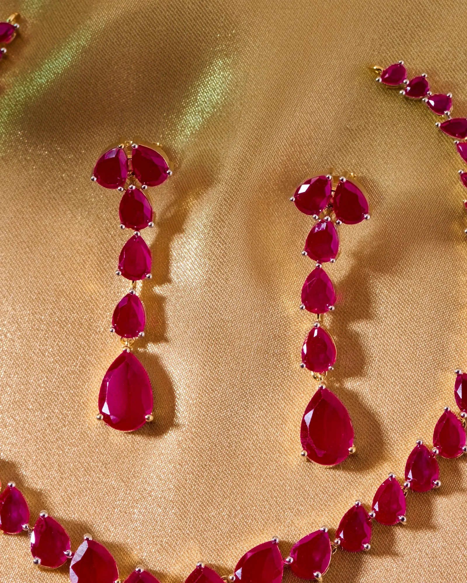 Ruby Teardrop Legacy Necklace