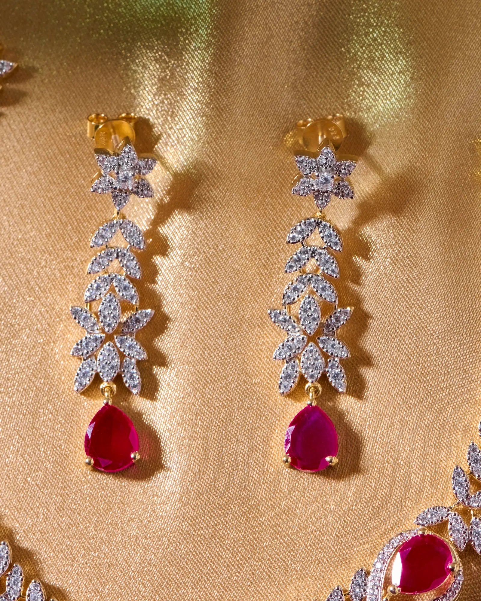 Ratnarekha Ruby Layered Necklace