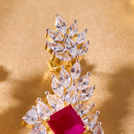 Ruby Square Heritage Necklace
