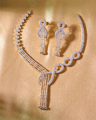 Infinity Necklace in 92.5 Silver