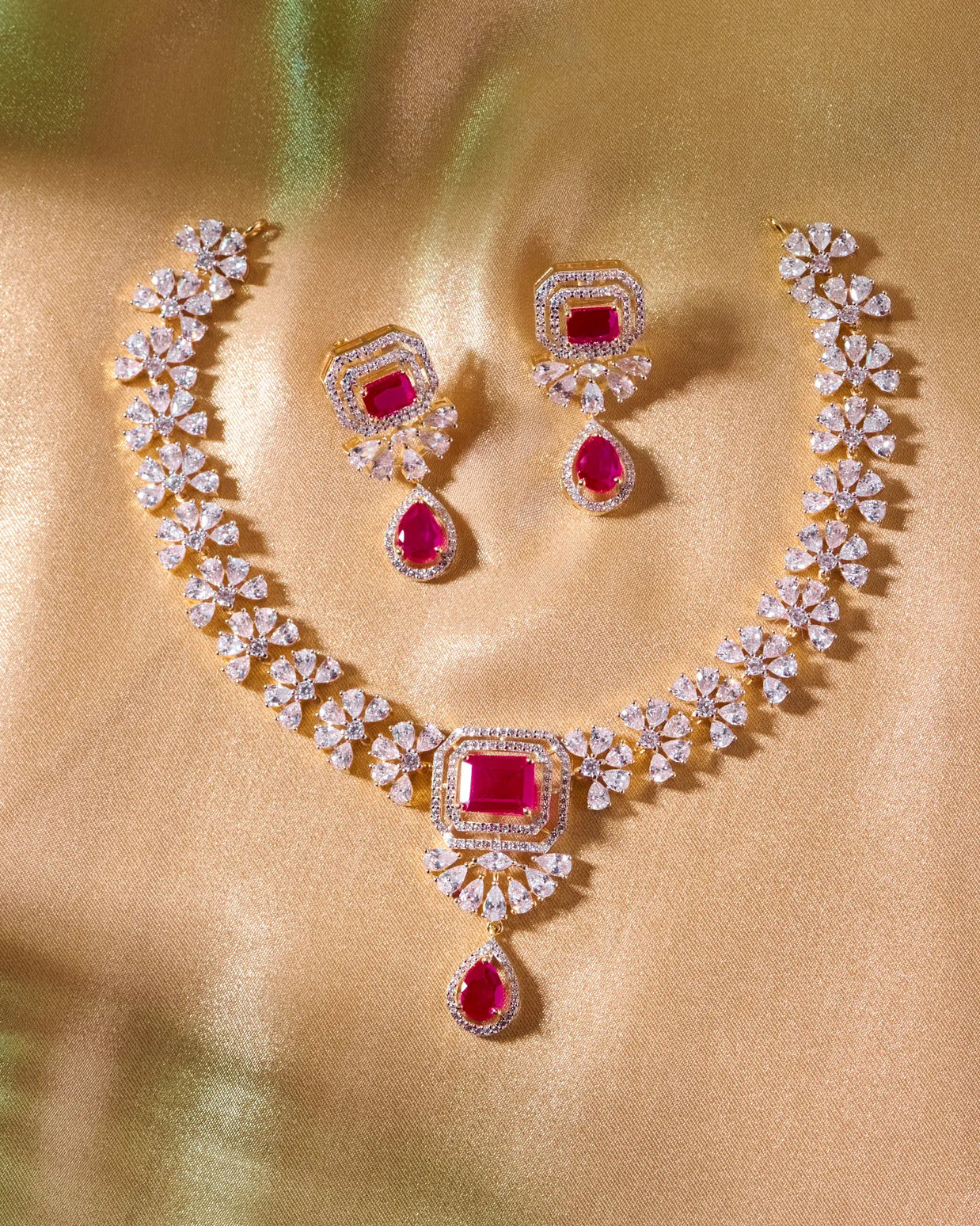 Ruby Serenity Heritage Necklace