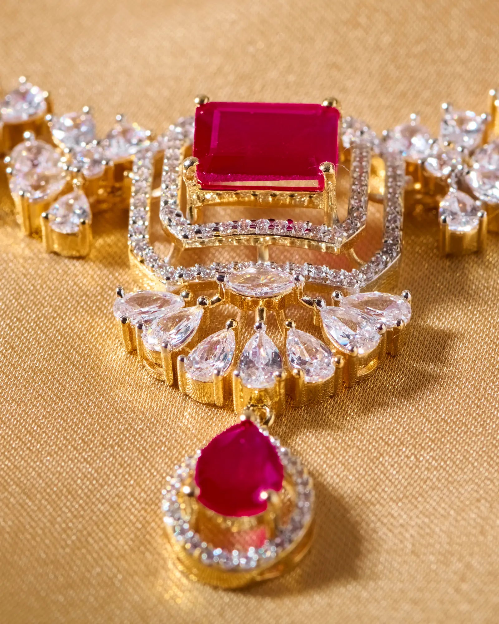 Ruby Serenity Heritage Necklace