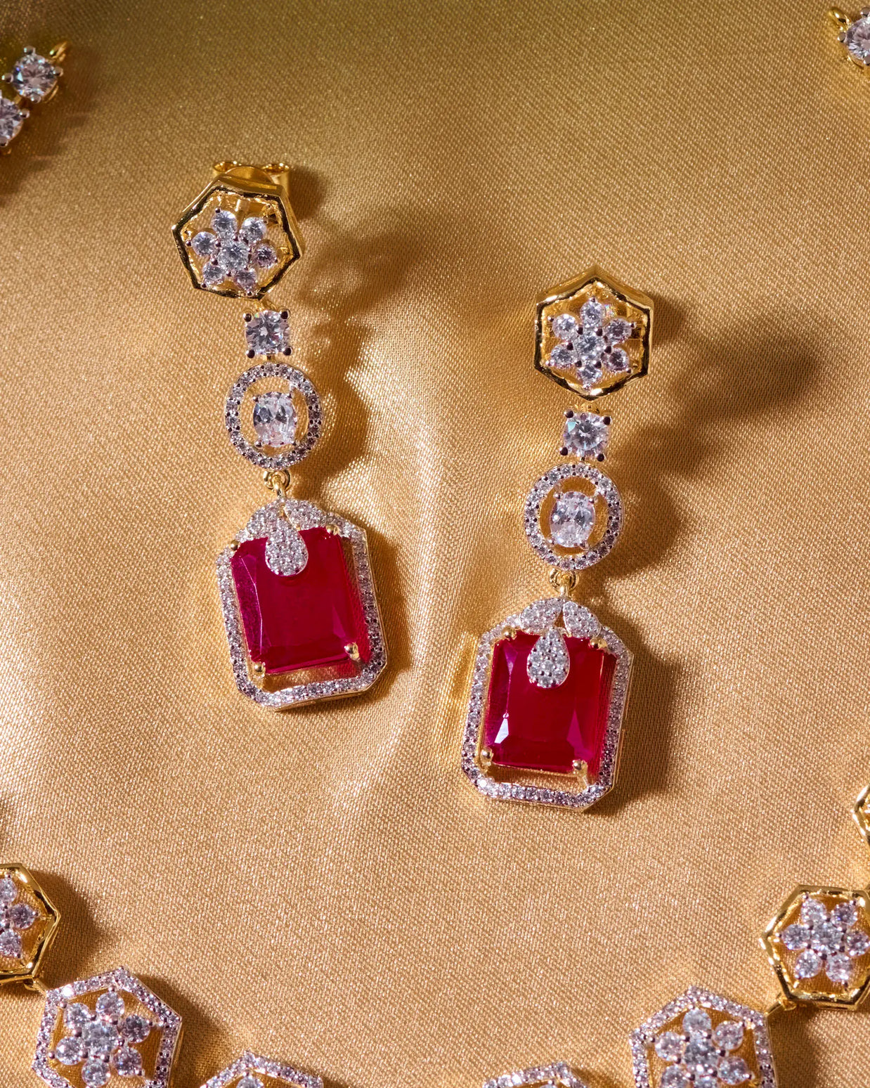 Ruby Pushpanjali Necklace
