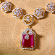 Ruby Pushpanjali Necklace