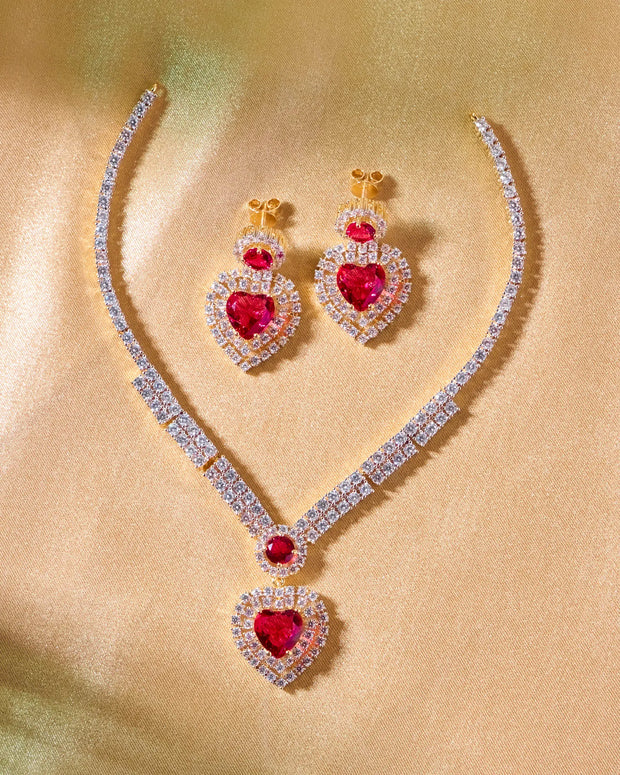 Hridaya Ruby Necklace