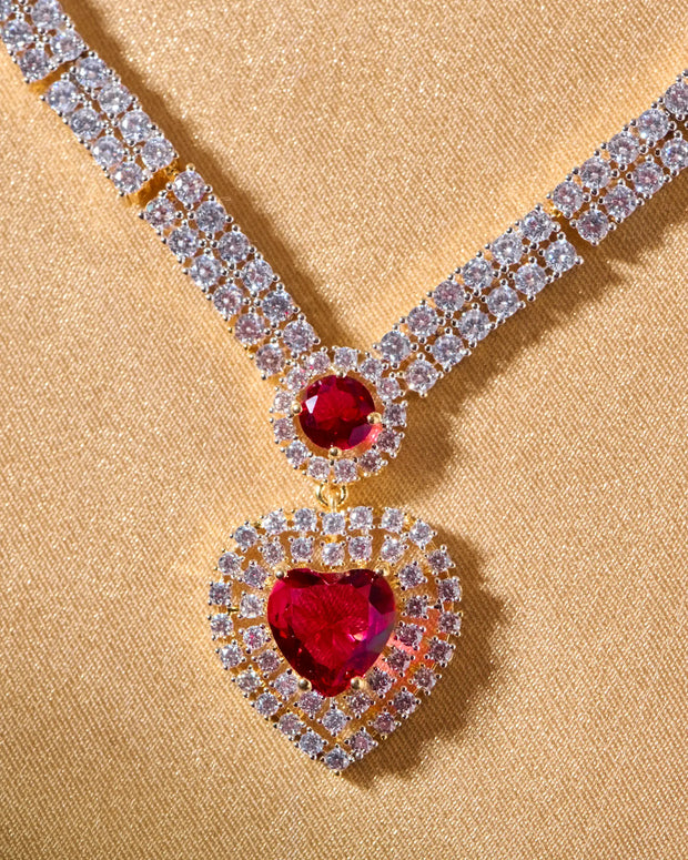 Hridaya Ruby Necklace