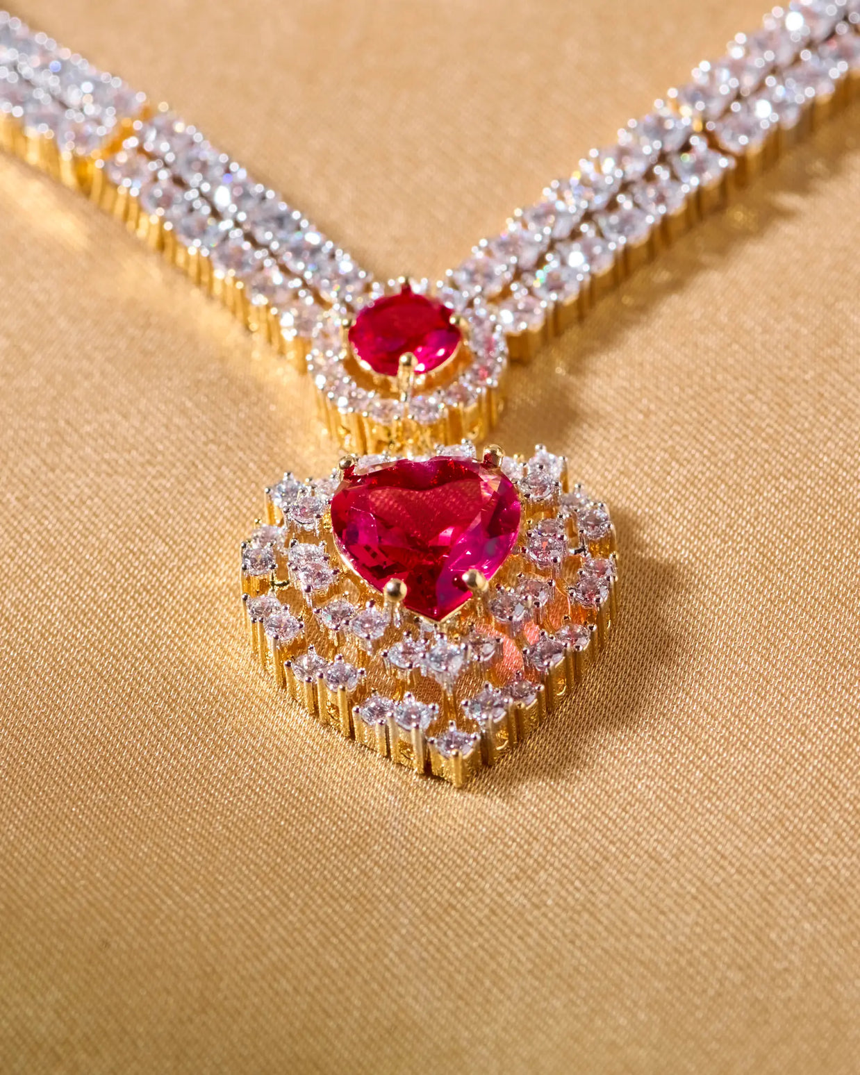 Hridaya Ruby Necklace