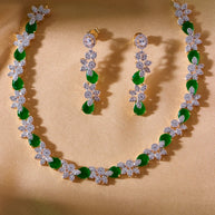 Pushpanjali Emerald Necklace
