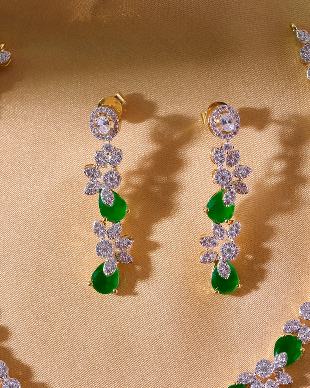 Pushpanjali Emerald Necklace