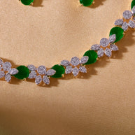 Pushpanjali Emerald Necklace