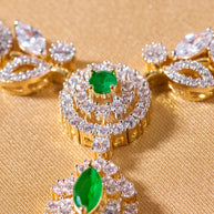 Haripriya Emerald Necklace