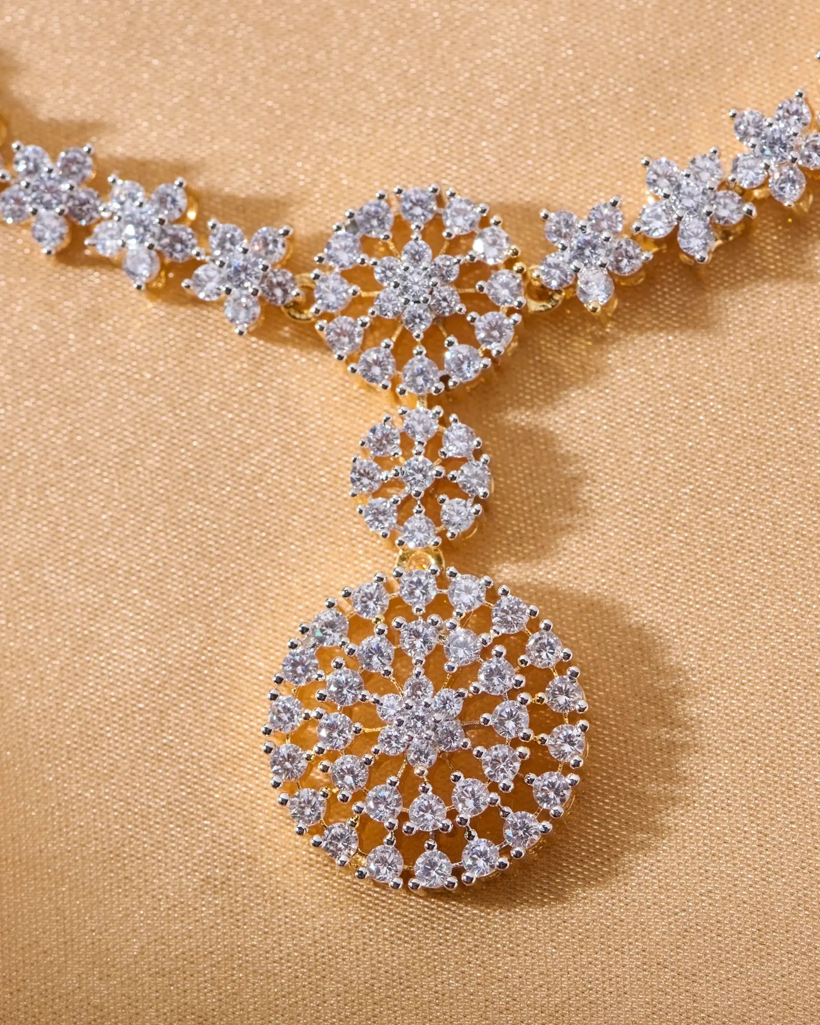 Chandrika White Stone Necklace