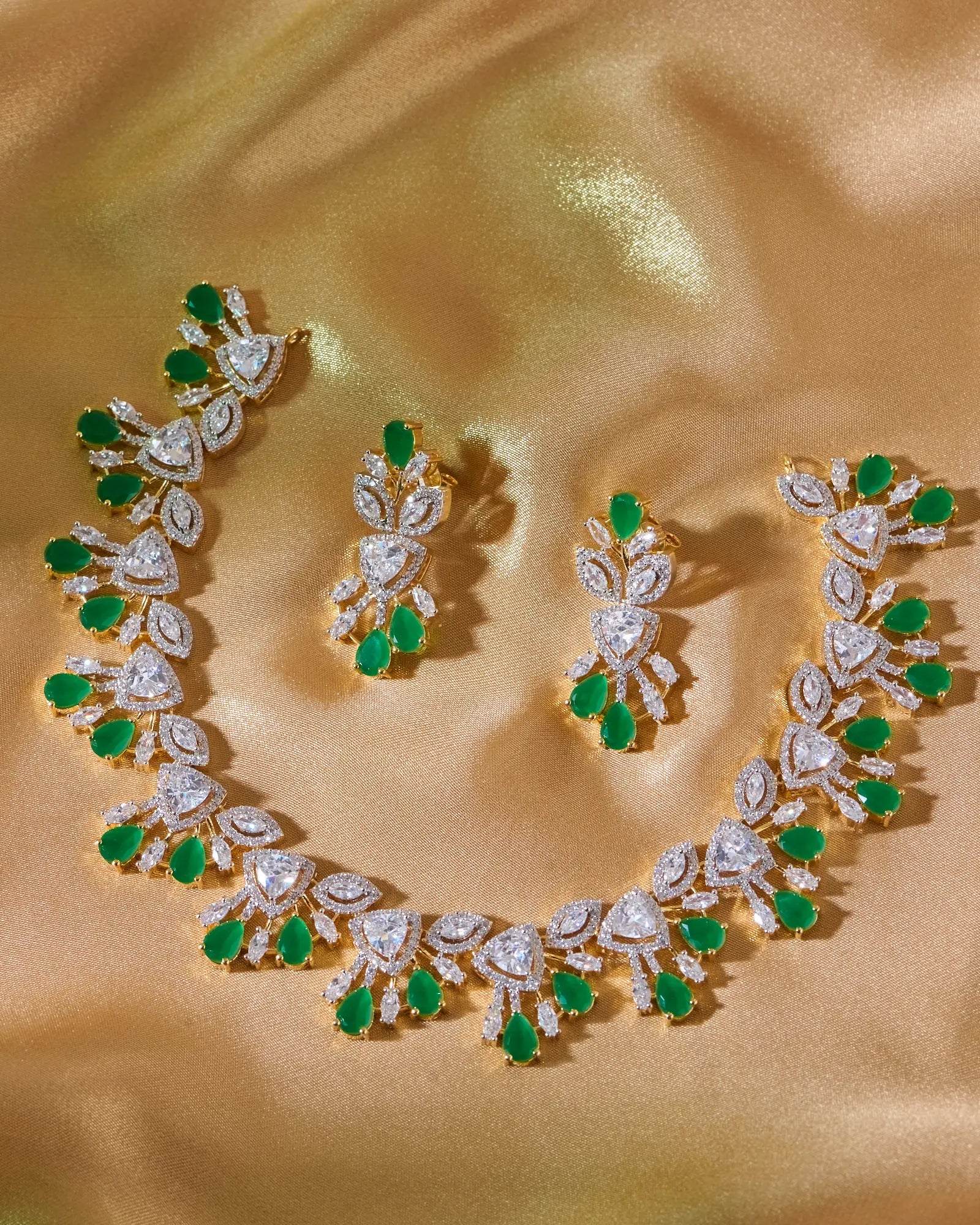Silsila Emerald Harmony Necklace