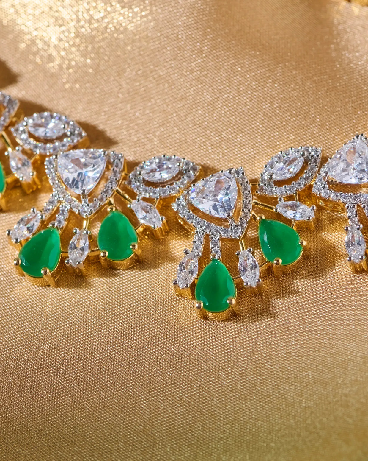 Silsila Emerald Harmony Necklace