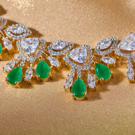 Silsila Emerald Harmony Necklace
