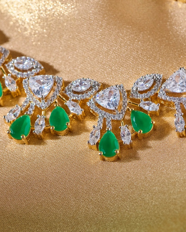 Silsila Emerald Harmony Necklace