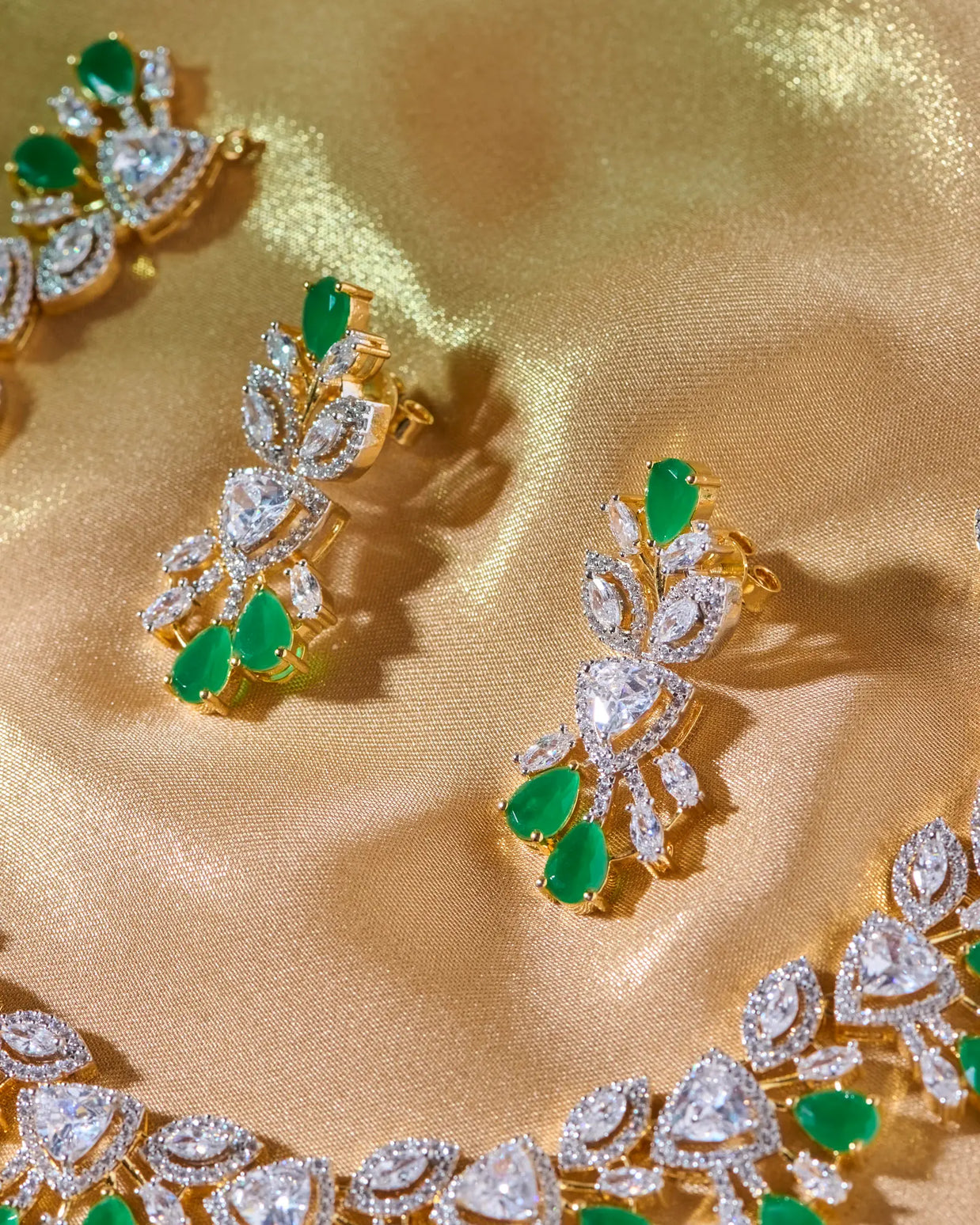 Silsila Emerald Harmony Necklace