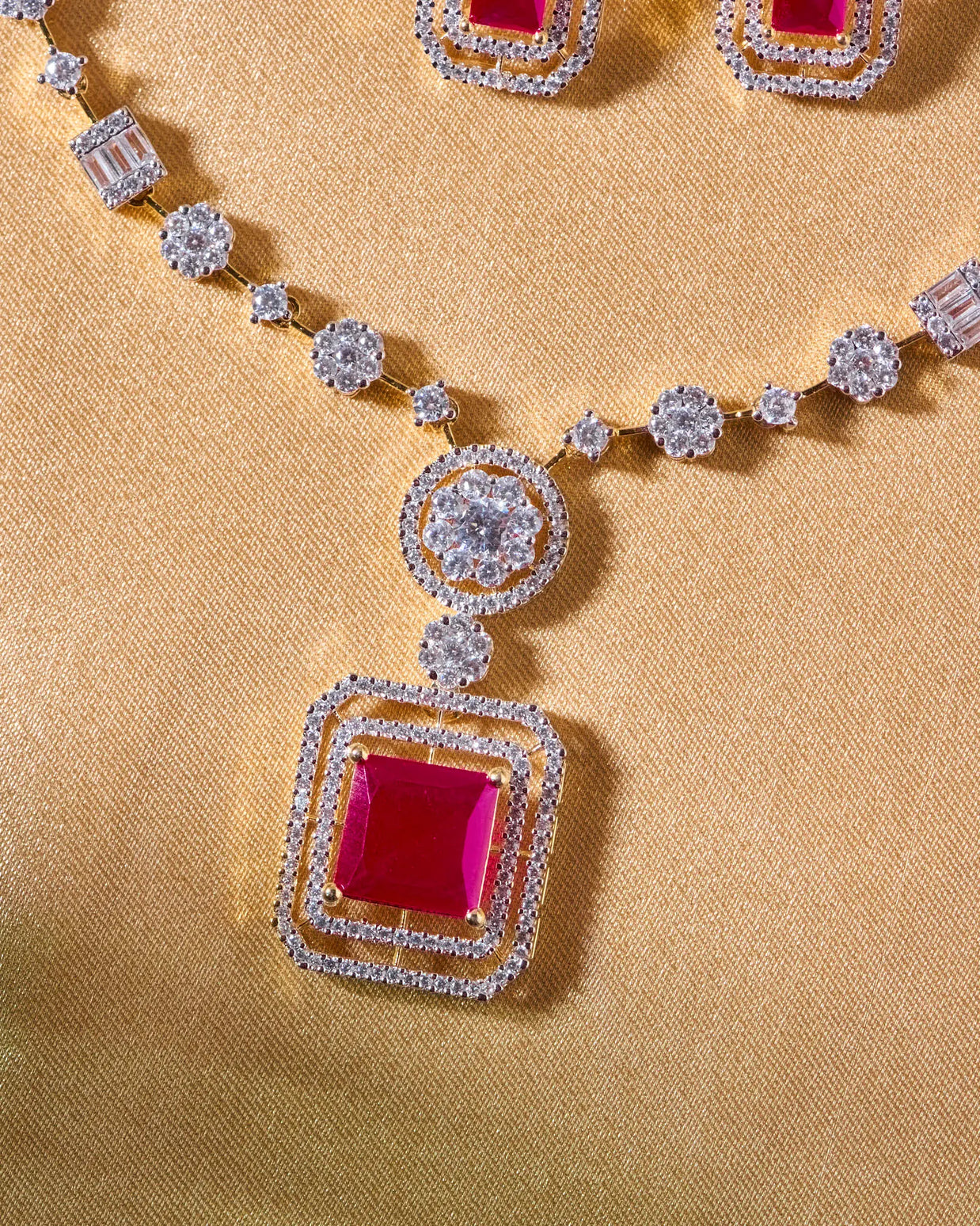Silsila Ruby Radiance Necklace