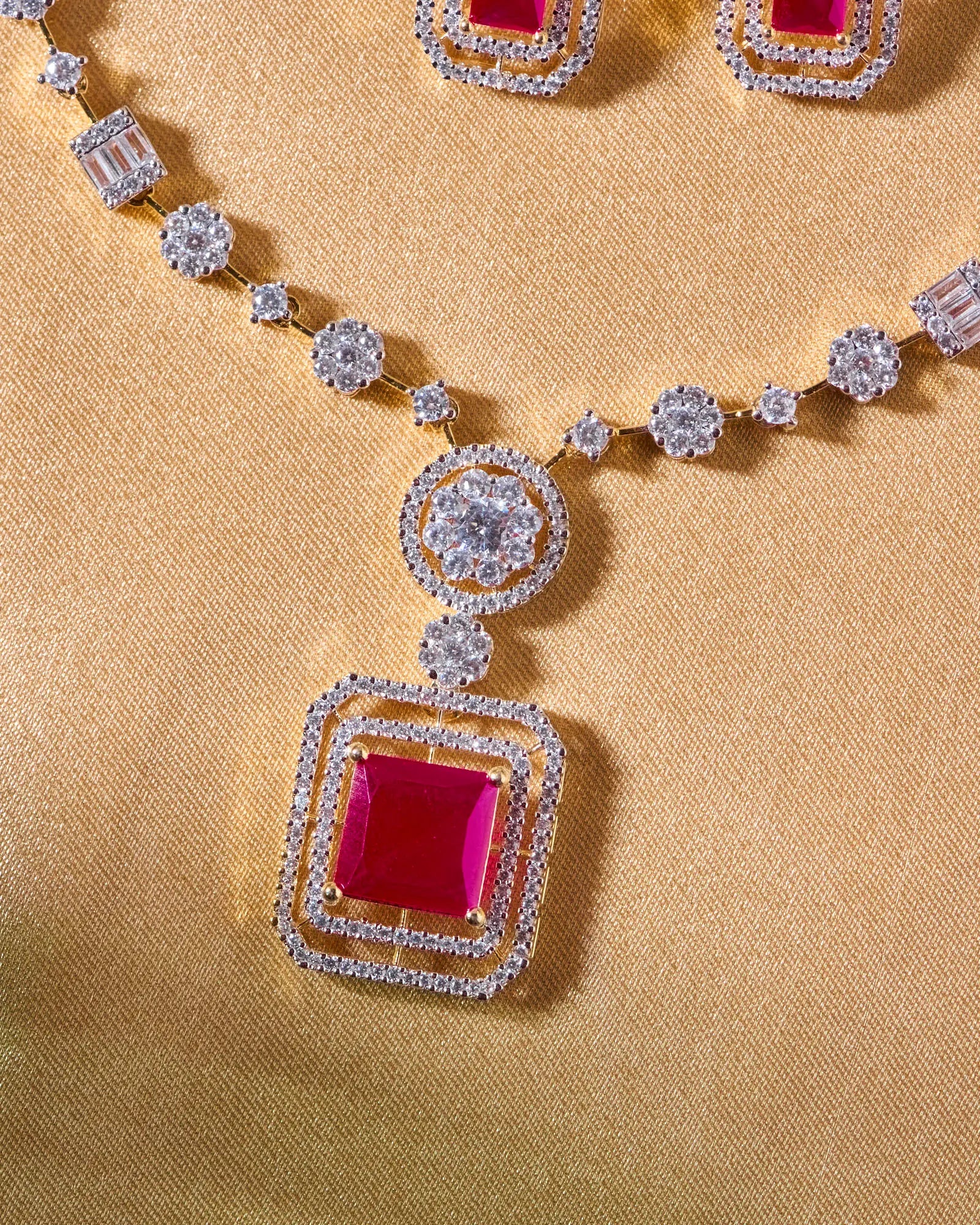 Silsila Ruby Radiance Necklace