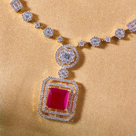 Silsila Ruby Radiance Necklace