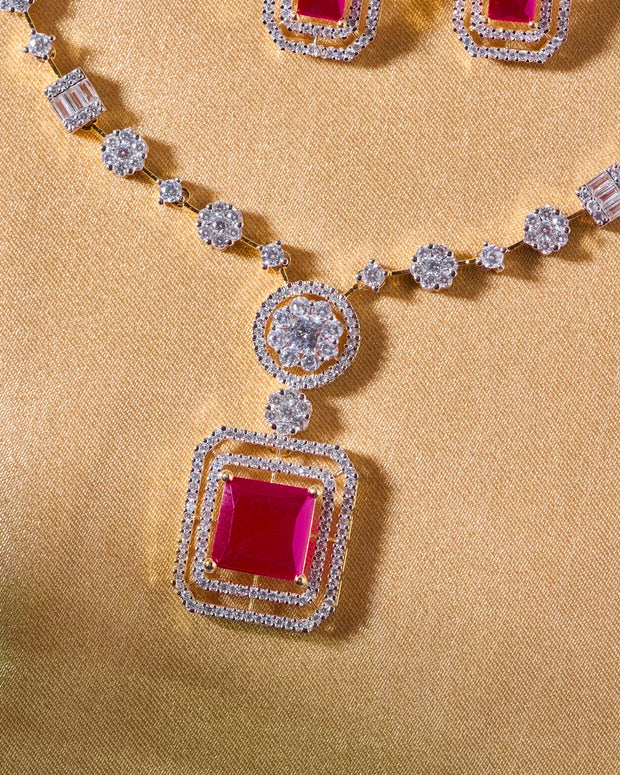 Silsila Ruby Radiance Necklace