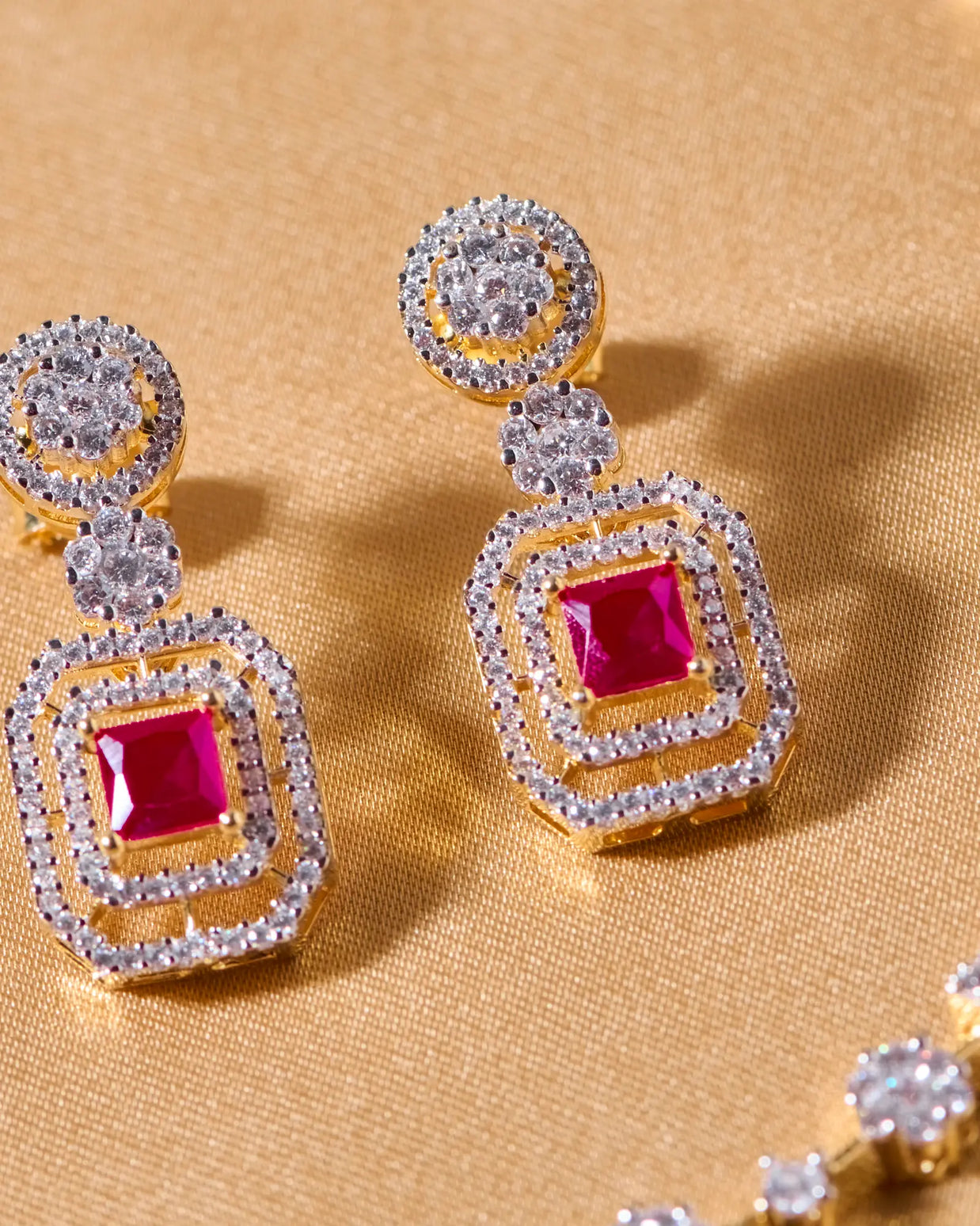 Silsila Ruby Radiance Necklace