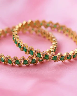 Silsila Shubhra Bangle in 92.5 Silver