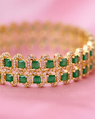 Silsila Shubhra Bangle in 92.5 Silver