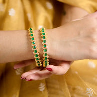 Silsila Shubhra Bangle in 92.5 Silver