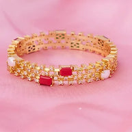 Silsila Navratna Harmony Bangle in 92.5 Silver