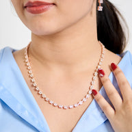 Silsila Rose Radiance Necklace