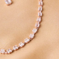 Silsila Rose Radiance Necklace in 92.5 Silver