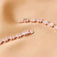 Silsila Rose Radiance Necklace in 92.5 Silver