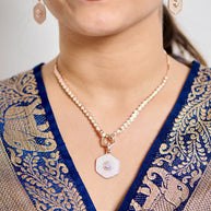 Silsila Hexa Grace Rose Gold Necklace